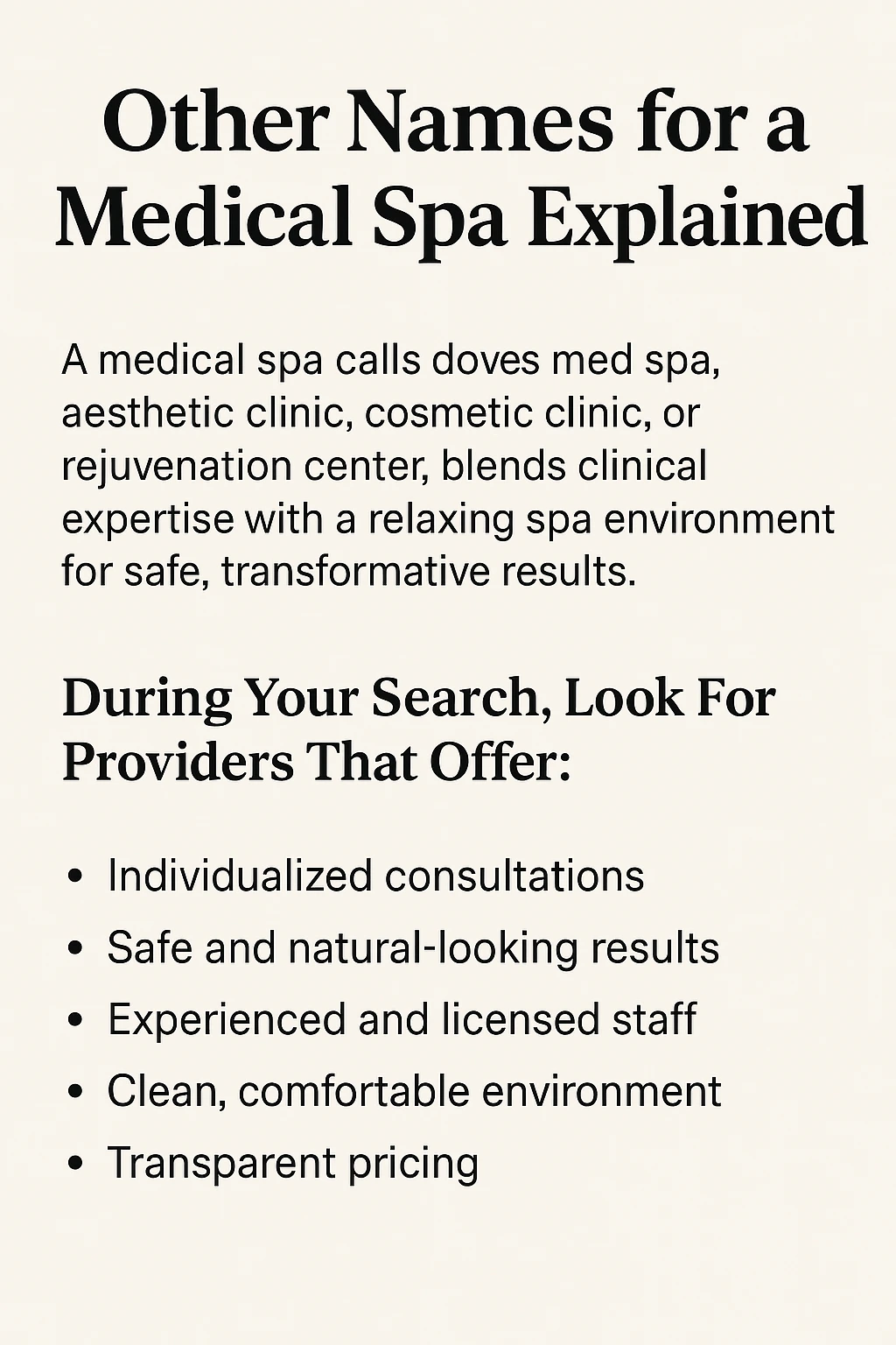 Medical Spa
