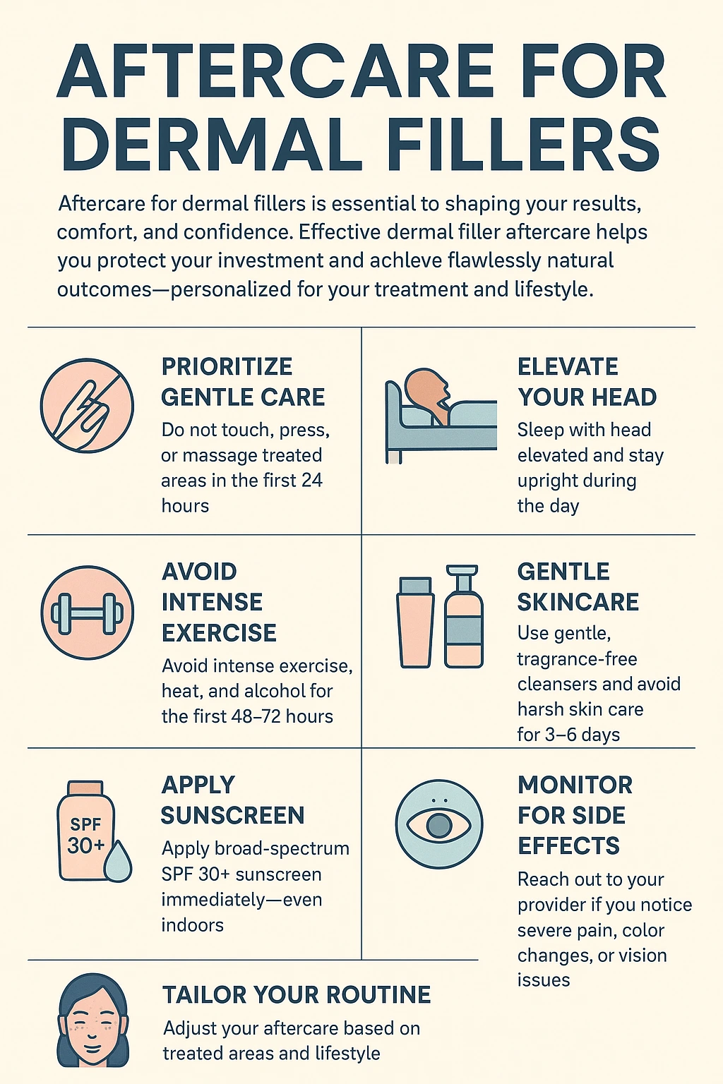 Aftercare for Dermal Fillers