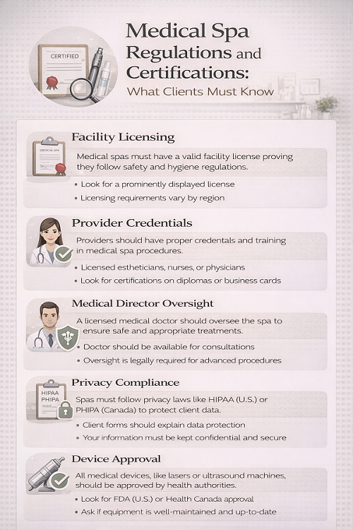 Medical Spa Regulations and Certifications 2